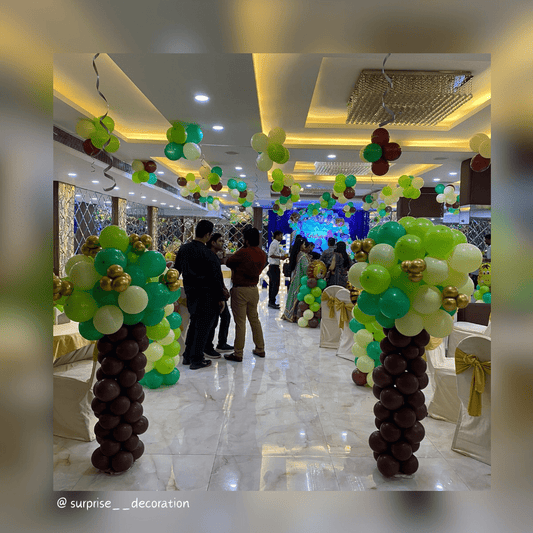 Animal Theme 1st Birthday Decoration Setup