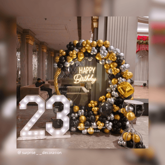 Birthday Ring Decor Setup