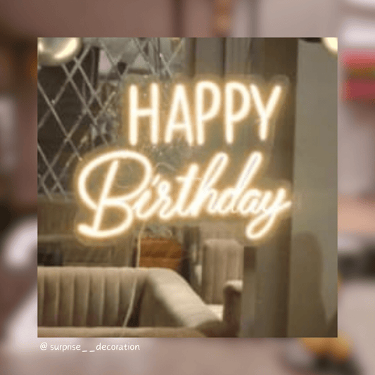 Birthday Ring Decor Setup