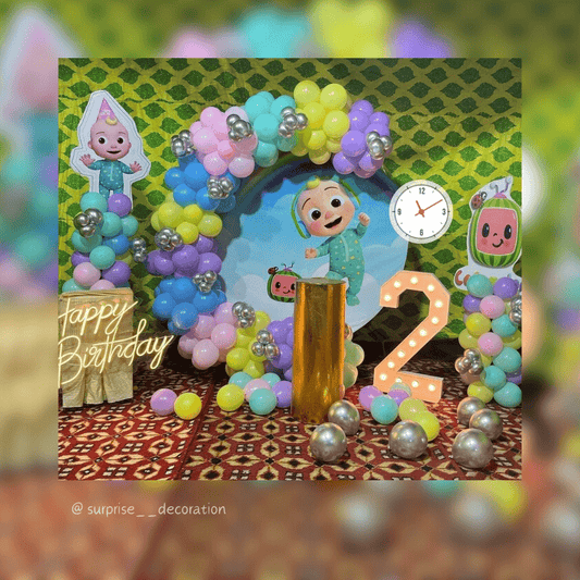 Cocomelon Extravaganza: A Jolly Birthday Bash for Your Little One