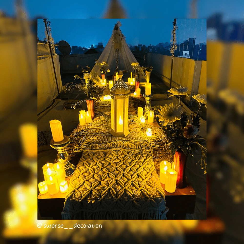 Grandeur Gatherings: Customized Sit-down Decor Suite