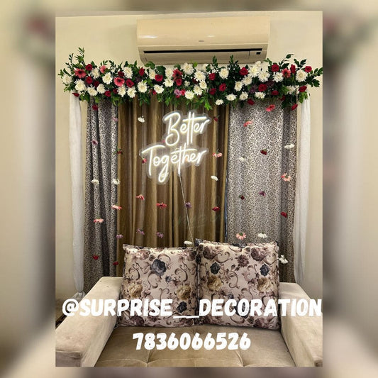 Roka Decor Backdrop Setup
