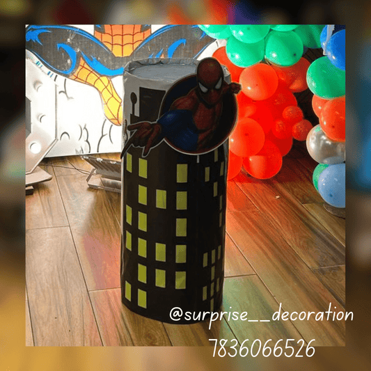 Spiderman Theme Decor Setup for 5th Birthday