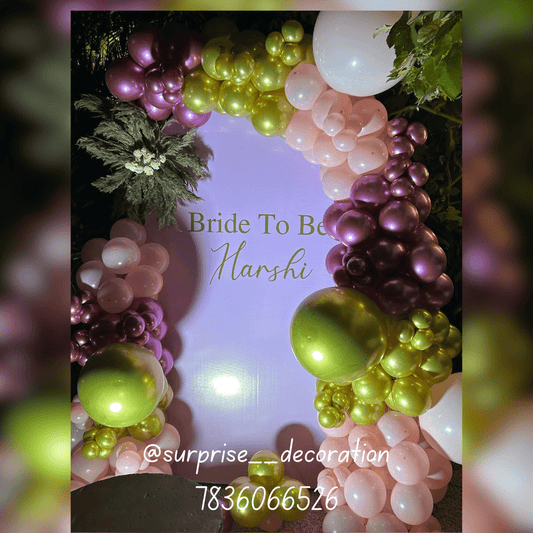 Bride to Be Backdrop Setup Decor