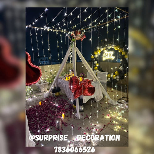 CANDLE LIGHT DINNER SETUP