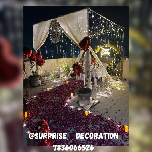 CANDLE LIGHT DINNER SETUP