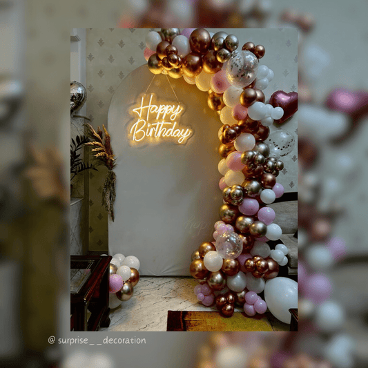 Trendy Birthday Setup