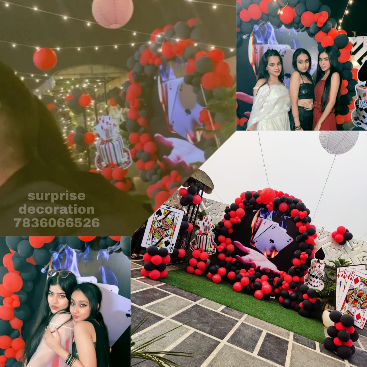 Card's Party Decoration