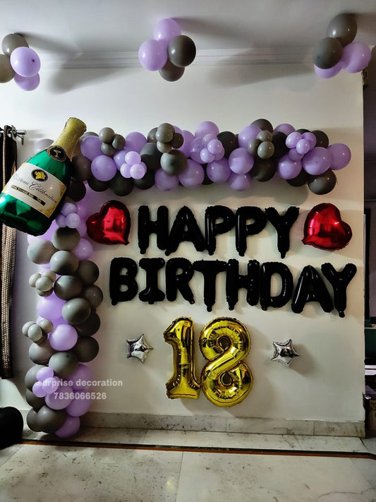 18th birthday decoration