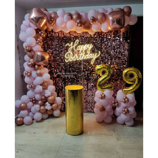 ROSE GOLD SEQUINE WALL