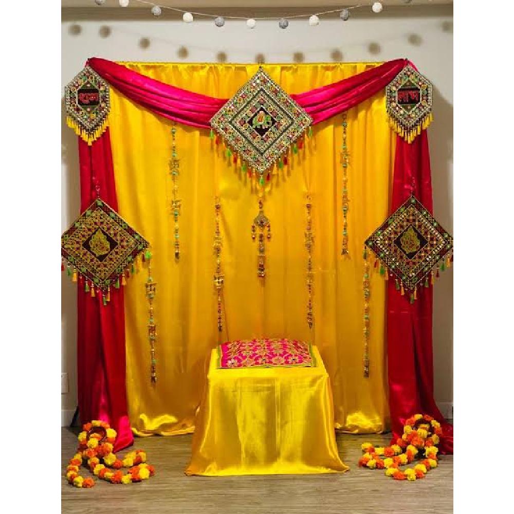 HALDI DECORATION BACKDROP