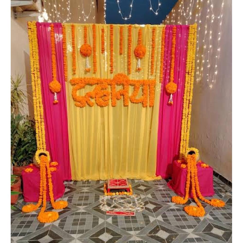 Haldi backdrop