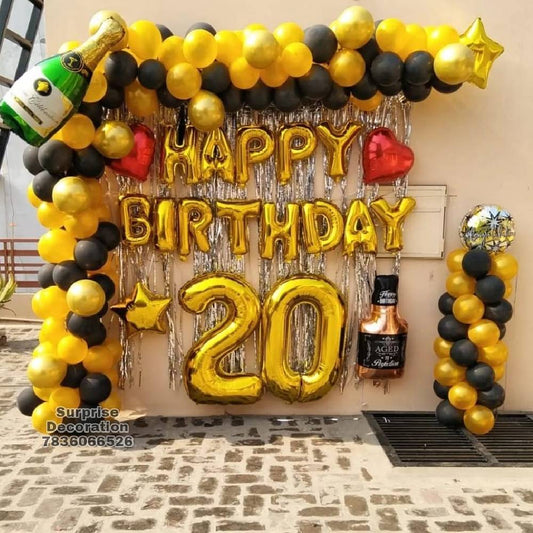 HALF ARCH BALLOON DECORATION