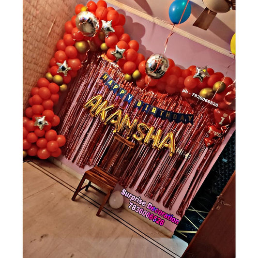 BALLOON ARCH FOR BIRTHDAY PARTY