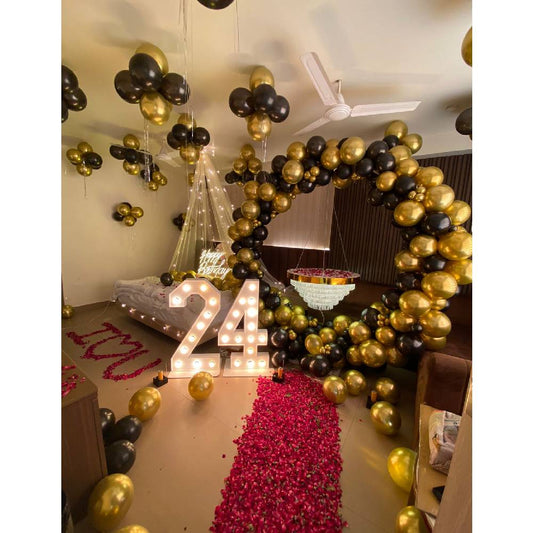 RING SETUP WITH NEON LIGHT