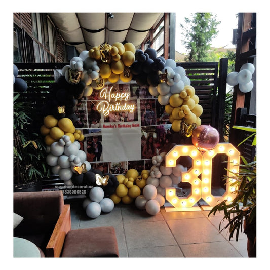 CHROME RING DECORATION