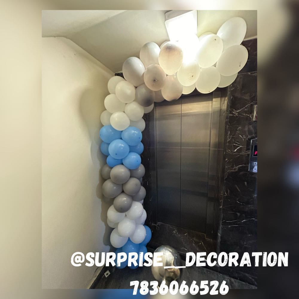 Welcome Baby Boy Ring Decor Setup